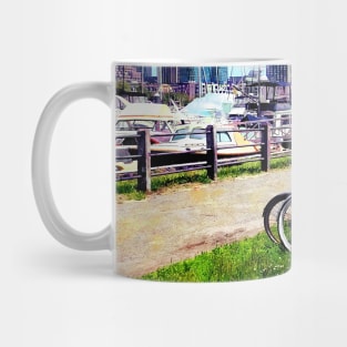 Liberty State Park - Parked Bicycles Mug